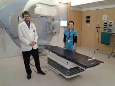 Phil and Jessica, Radiation Therapists Show Me the Ropes at Linac 8