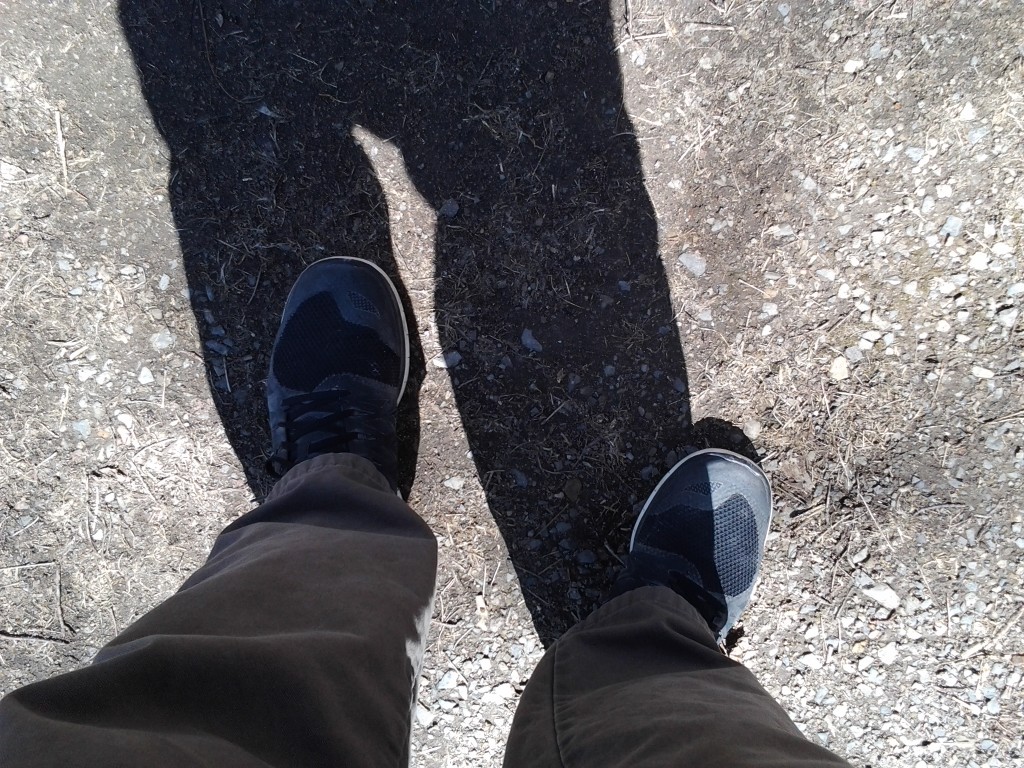 my walk with prostate cancer in my shoes